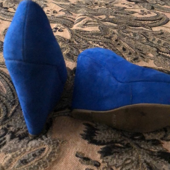 Blue platform wedges - Picture 4 of 4